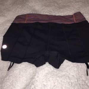 Black lululemon shorts